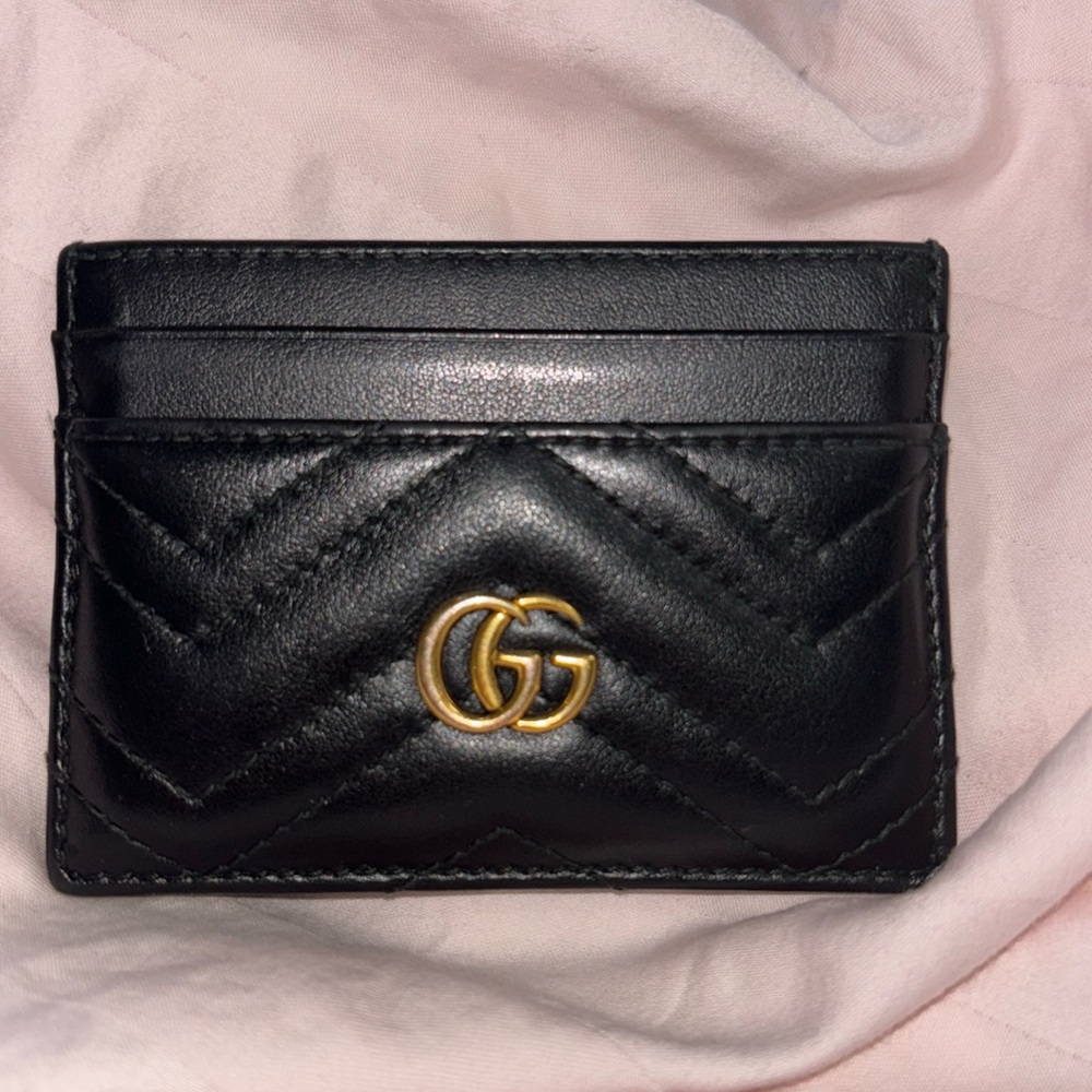 Gucci GG Marmont Leather Card Case
